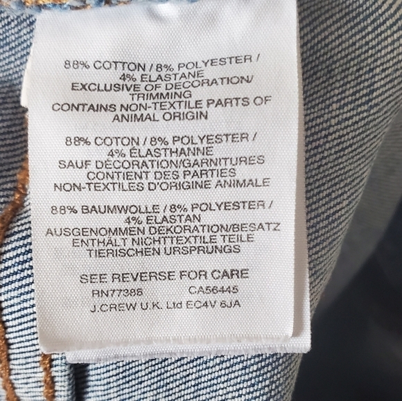 Madewell Cali Denim-Boot Cut Distressed Button Fly Jeans 26 - Picture 6 of 11